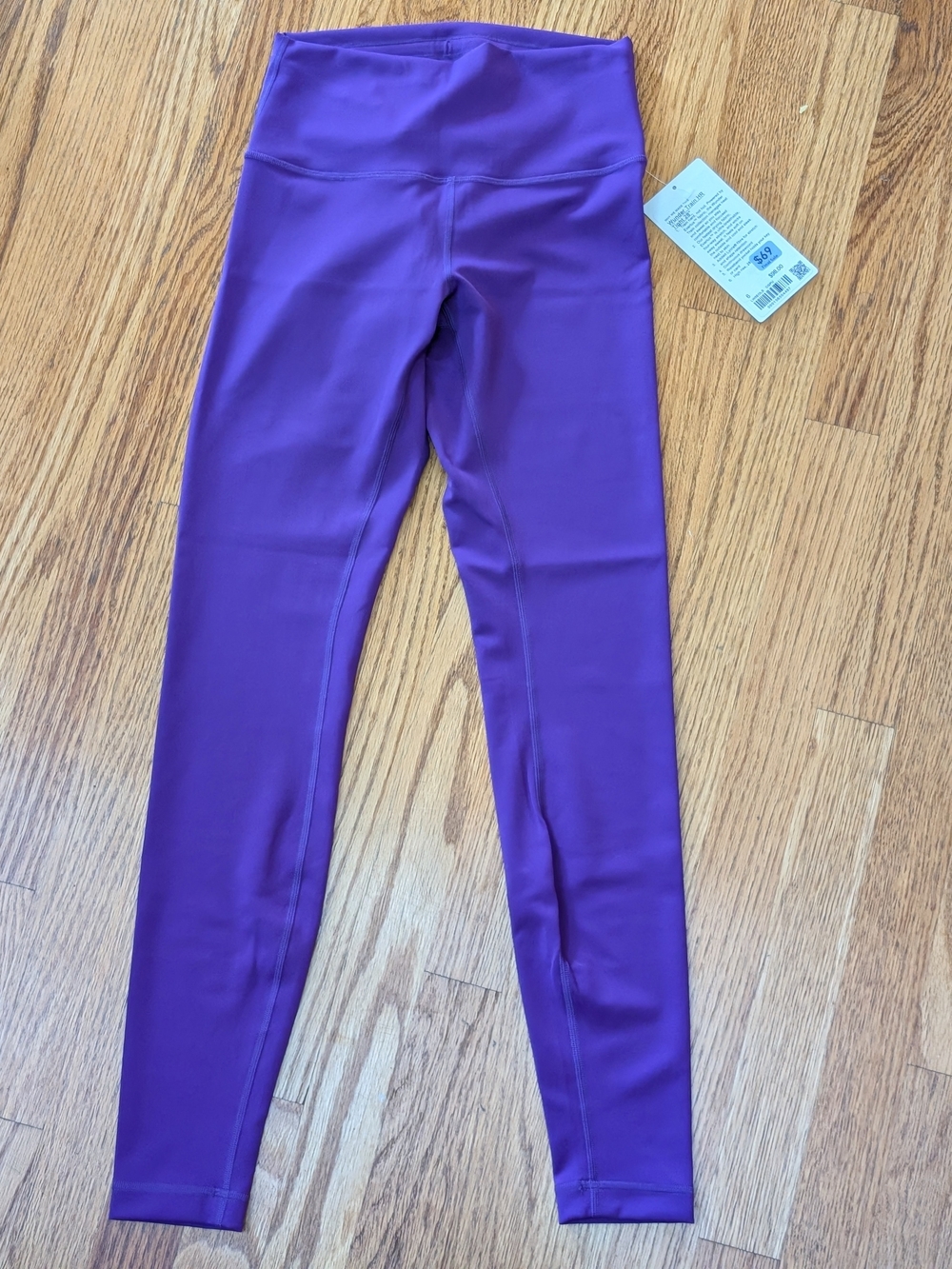 Lululemon Wunder Train HR Tight 28" Size 6 Purple High-Waist Active Leggings